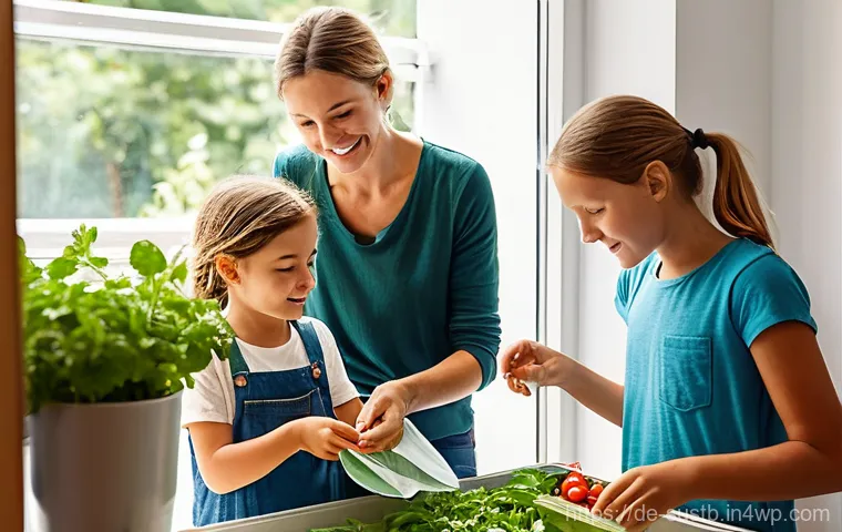 지속가능성 교육의 도전과 기회 - **A bustling, modern classroom in a German elementary school, filled with natural light.** Students ...