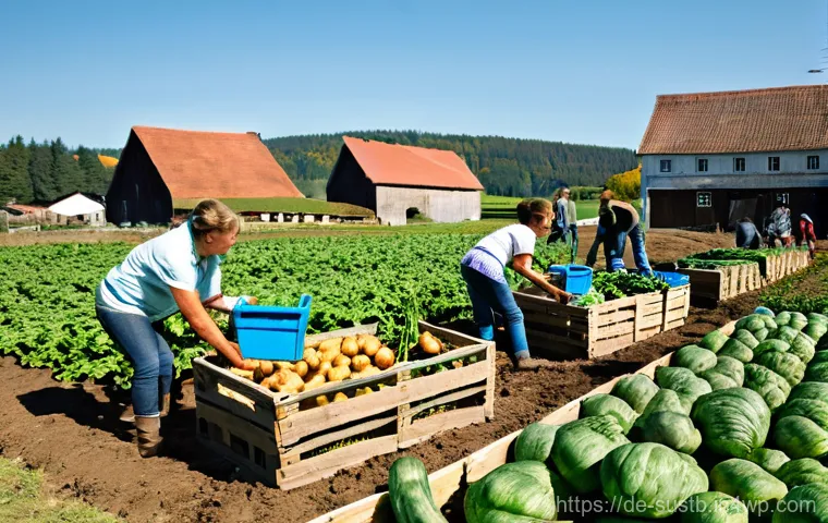 지속가능한 지역 사회 만들기 교육 - **Bustling German Repair Café with Intergenerational Learning**
    An inviting indoor scene set in ...